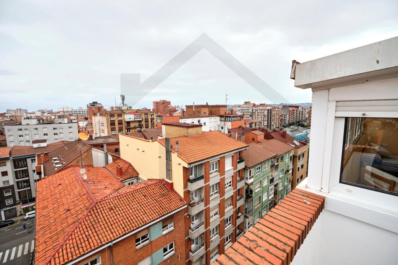 Espectacular Atico A Un Paso Del Centro De Gijon Bed & Breakfast Luaran gambar